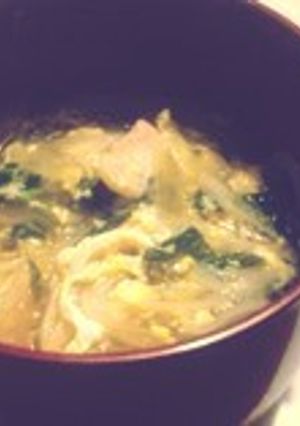 温かい卵とじそうめん-レシピのメイン写真