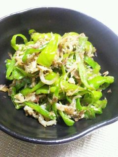 *ししとうとじゃこのおかか炒め*-レシピのメイン写真