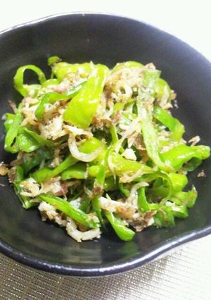 *ししとうとじゃこのおかか炒め*-レシピのメイン写真