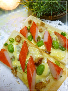 わさび風味♡カニカマの和風トースト-レシピのメイン写真