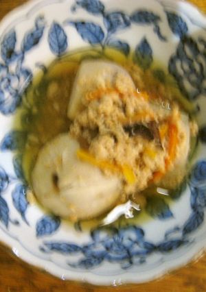 さといもと鶏そぼろの煮物(圧力鍋)-レシピのメイン写真