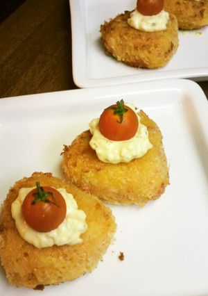 QPタルタルde揚げやすいライスコロッケ-レシピのメイン写真