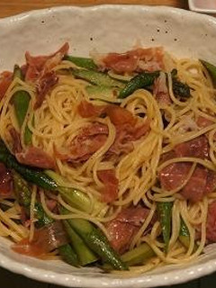 アスパラと生ハムのパスタ-レシピのメイン写真