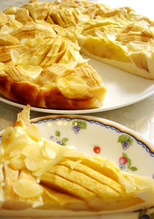 りんごアーモンドチーズケーキ-レシピのメイン写真