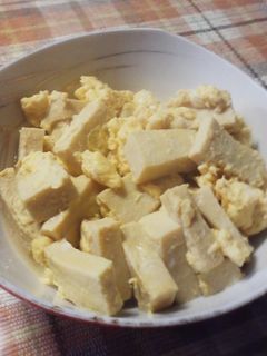 高野豆腐と卵の炒り煮-レシピのメイン写真