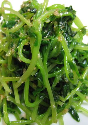 豆苗のナムル-レシピのメイン写真