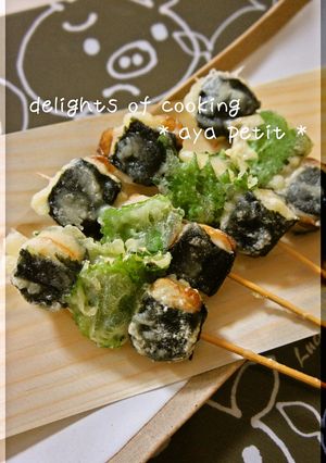 ☆　ちくわチーズ串天　☆-レシピのメイン写真