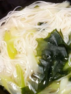 シンプルにゅうめん-レシピのメイン写真