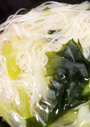 シンプルにゅうめん-レシピのメイン写真