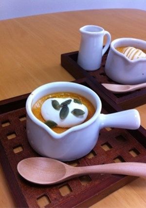 ハチミツかぼちゃプリン-レシピのメイン写真