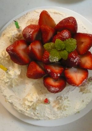 イチゴのケーキ　簡単デコレーション♪-レシピのメイン写真