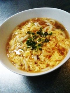 ♡鶏卵うどん♡-レシピのメイン写真
