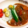 秋の味覚満載 栗ごはんカレー
