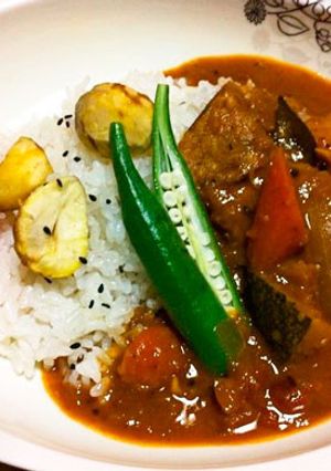 秋の味覚満載 栗ごはんカレー-レシピのメイン写真