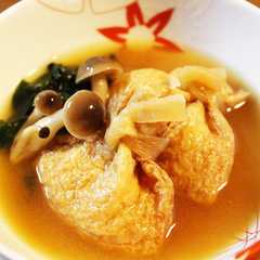 รูปของ ごどうふきんちゃくの味噌汁