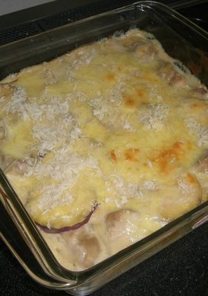 さつま芋と鶏肉の豆乳みそグラタン-レシピのメイン写真