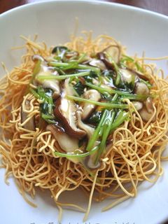 三つ葉あんかけの皿うどん-レシピのメイン写真