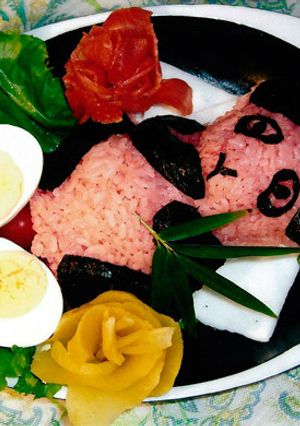 おにぎりパンダの”タイチー”（陶器）-レシピのメイン写真