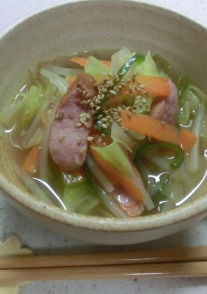 簡単！キャベツたっぷり野菜スープ-レシピのメイン写真