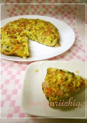 野菜たっぷり♡卵焼き-レシピのメイン写真