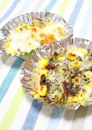 はんぺん&コーンのごまマヨ焼き☆-レシピのメイン写真