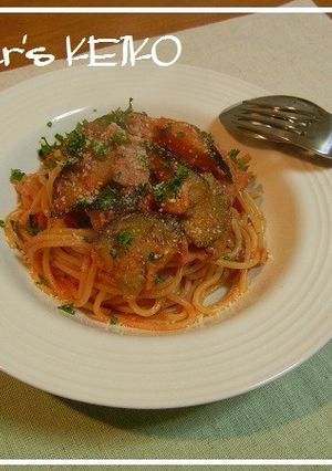 ナスとベーコンとツナのトマトスパゲティ-レシピのメイン写真