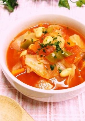 飽きずにスープ生活②　トマトスープ-レシピのメイン写真