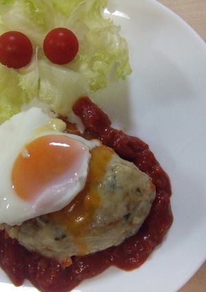 キューピー具のソース　チーズハンバーグ-レシピのメイン写真