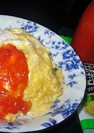 ５分で出来る☆レンジで簡単オムライス-レシピのメイン写真