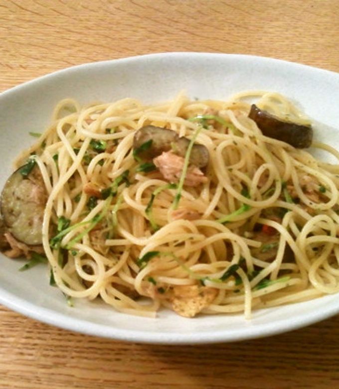 ツナと豆苗のヘルシー☆ペペロンチーノ by Godfield 【クックパッド