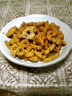 簡単☆れんこんの照り煮-レシピのメイン写真