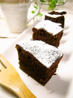 *シリコンスチーマーで*蒸しチョコケーキ-レシピのメイン写真