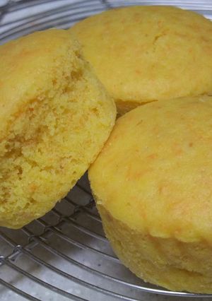 15分kidsおやつ・にんじん蒸しケーキ-レシピのメイン写真