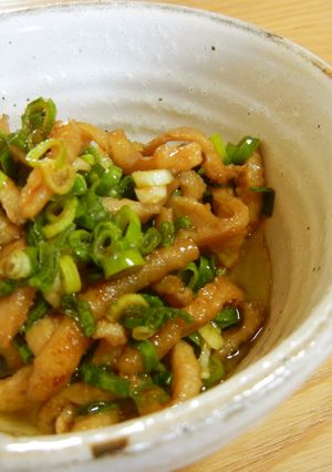 余りモノの鶏皮で♪柚子こしょうポン酢✿-レシピのメイン写真