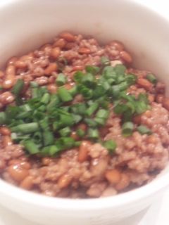 美味しい簡単おかず!納豆そぼろ★-レシピのメイン写真