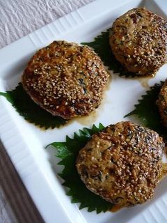 **ひじきの煮物de和風ハンバーグ**-レシピのメイン写真