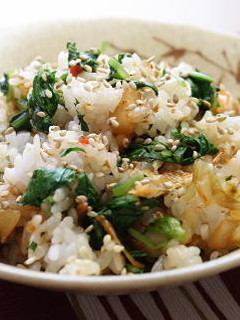 大根菜とキムチの混ぜご飯-レシピのメイン写真