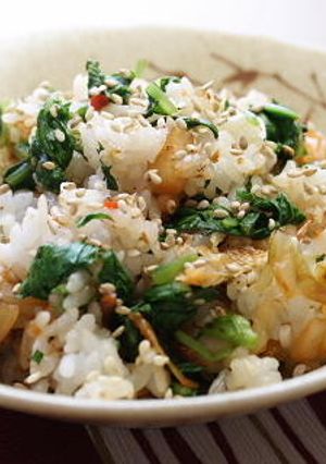 大根菜とキムチの混ぜご飯-レシピのメイン写真