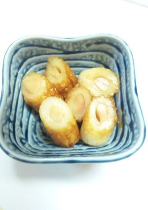 新生姜ちくわで巻いて甘辛煮-レシピのメイン写真