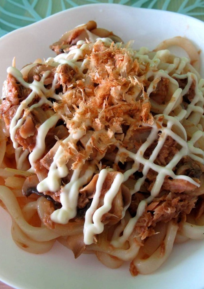 材料少なく簡単☆ツナときのこの焼うどん☆-レシピのメイン写真