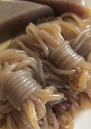 結び糸こんにゃくとこんにゃく袋-レシピのメイン写真