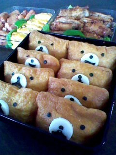 遠足・運動会・かまぼこくまさん弁当-レシピのメイン写真