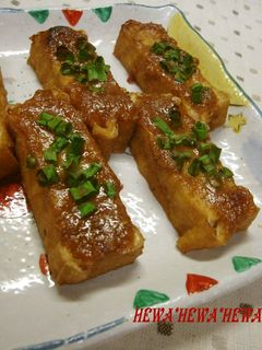 厚揚げ*焼き肉のたれ&味噌焼き-レシピのメイン写真