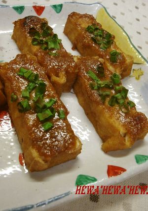 厚揚げ＊焼き肉のたれ＆味噌焼き-レシピのメイン写真