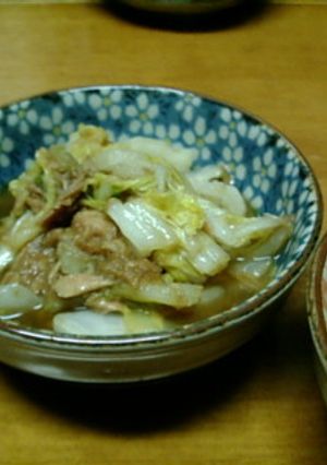 白菜とシーチキンの煮物-レシピのメイン写真