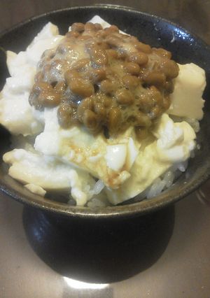 超お手軽丼☆豆腐納豆丼ぶり-レシピのメイン写真
