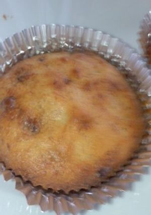 カレおやつ☆バナナの超簡単カップケーキ♪-レシピのメイン写真