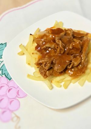 ポテトとお肉のバーベＱソース-レシピのメイン写真