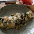 はんぺんと野菜のオムレツ