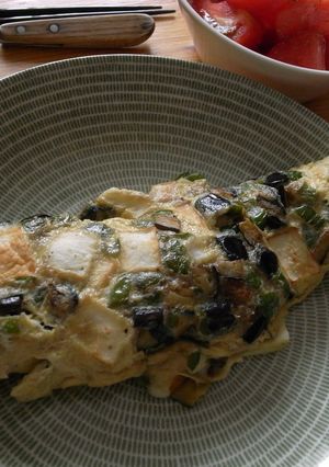はんぺんと野菜のオムレツ-レシピのメイン写真